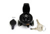 Volt Tech #21-0202AGB - Fat Bob Ignition Switch with 6 Terminals Gloss Black