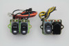 Volt Tech #63518 - Rocker Style LED Fairing Switch Kit Black