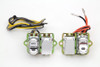 Volt Tech #63517C - Rocker Style LED Fairing Switch Kit Chrome