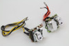 Volt Tech #63517C - Rocker Style LED Fairing Switch Kit Chrome