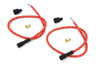Sumax #C76885 - Sumax Orange with Black Tracer 7mm Spark Plug Wire Set