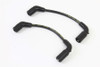 Accel #171099-K - Accel 8mm S/S Spiral Core Ignition Wire Set Black