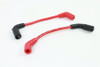 Accel #171099-R - Accel 8mm S/S Spiral Core Ignition Wire Set Red
