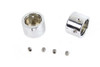 Colony - Domed Front Axle Cover Set Chrome Plated