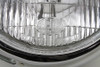 Wyatt Gatling #B-5517 - Chrome Replica 7 inch Round Headlamp 6 Volt