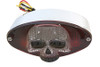 Wyatt Gatling - Chrome Cateye LED Tail Lamp Skull Style