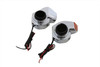 Wyatt Gatling #20-6060 - Chrome Front Turn Signal Marker Lamp Set