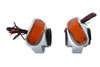 Wyatt Gatling #20-6060 - Chrome Front Turn Signal Marker Lamp Set