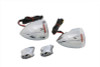 Wyatt Gatling #20-0398 - Rear Turn Signal Kit Clear Lens Red LED