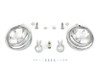 V-Twin - 12 Volt 4 1/2 inch Chrome Spotlamp Kit