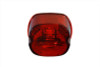 Wyatt Gatling #12-0416D - Tail Lamp Lens Laydown Style Red