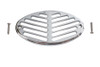 Wyatt Gatling #12-0042BC - Tail Lamp Lens Cover Arrow Type Chrome
