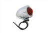 Wyatt Gatling #20-6505A - Chrome Bullet Red Marker Lamp Dual Filament