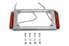 Wyatt Gatling #07299 - License Plate Frame Chrome with Side Lights
