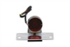 Wyatt Gatling #20-6595B - Chrome P-K Sport Tail Lamp with Red Lens