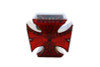 Wyatt Gatling #20-6503 LED - Chrome Maltese LED Tail Lamp