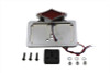 Wyatt Gatling #28-6046 - Chrome Diamond LED Fender Mount Tail Lamp Assembly