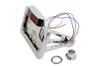 Wyatt Gatling #76106A - Chrome Plain Style Tail Lamp Assembly