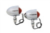 Wyatt Gatling #20-6505AL - Chrome Red Marker Lamp Set