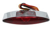 Wyatt Gatling #20-6588-A - Chrome Snake Eye Style Tail Lamp