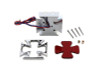 Wyatt Gatling #76182A - Chrome Billet Maltese Style Tail Lamp