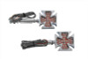 Wyatt Gatling #76312S4 - Maltese Red LED Turn Signal Set