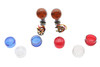 Wyatt Gatling #20-6589SLEDK - Mini Amber LED Bullet Lens Marker Lamp Set