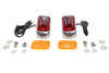Wyatt Gatling #12-6055R/A - Deco Marker Lamp Set Bulb Type With Red and Amber Lenses