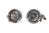 Wyatt Gatling #20-6054 - Chrome Torpedo Marker Lamp Set with Clear Lens