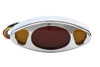 Wyatt Gatling #76119 - Wyatt Gatling Chrome LED Tail Lamp Assembly