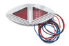 Wyatt Gatling #76442 - Spike Style Chrome LED License Plate Lamp