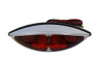 Wyatt Gatling #20-6567-AE - Chrome ABS Big Eye Red Lens Tail Lamp