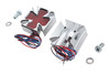Wyatt Gatling #76130S2 - Chrome Maltese Marker Lamp Set