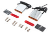 Wyatt Gatling #12-6010 - Square Red and Amber Lens Marker Lamp Set