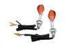 Wyatt Gatling #12-6138C - Chrome Eagle Eye Amber Marker Lamp Set