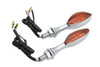 Wyatt Gatling #12-6138C - Chrome Eagle Eye Amber Marker Lamp Set