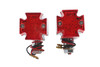 Wyatt Gatling #20-6576 - Maltese Red Lens and LED Marker Lamp Set