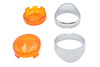 Wyatt Gatling #L22-6810-AV - Turn Signal Bullet Flat Lens Visor Set