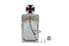 Wyatt Gatling #76198 - Chrome Billet Tail Lamp Kit Vertical Curved Type
