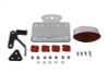 V-Twin - Chrome Cateye Tail Lamp Kit Horizontal Mount