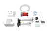 V-Twin #77249 - Chrome Universal Air Horn Kit