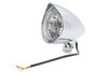 Wyatt Gatling - 3-1/2 inch Round Headlamp Billet with Visor