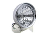 Wyatt Gatling #20-6073EV - 6-1/2 inch Round Headlamp Steel Chrome