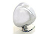 Wyatt Gatling #20-6073EV - 6-1/2 inch Round Headlamp Steel Chrome