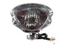 Wyatt Gatling #L20-6099CVE - 5-3/4 inch Headlamp Assembly Glow Style with Visor