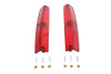 Wyatt Gatling #302205 - Tour Pak Red Side Marker Lamp Lens Set