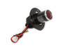 Wyatt Gatling #63512 - Black 1 inch Round Tail Lamp