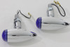Wyatt Gatling #L22-6689SLLED - Mini LED Bullet Blue Lens Marker Lamp Set
