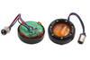 Wyatt Gatling #77925A - Black LED Turn Signal Bezel with Amber Lens