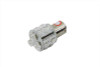 Wyatt Gatling #AS-41SRLED - Super Flux LED Bulb Red and White